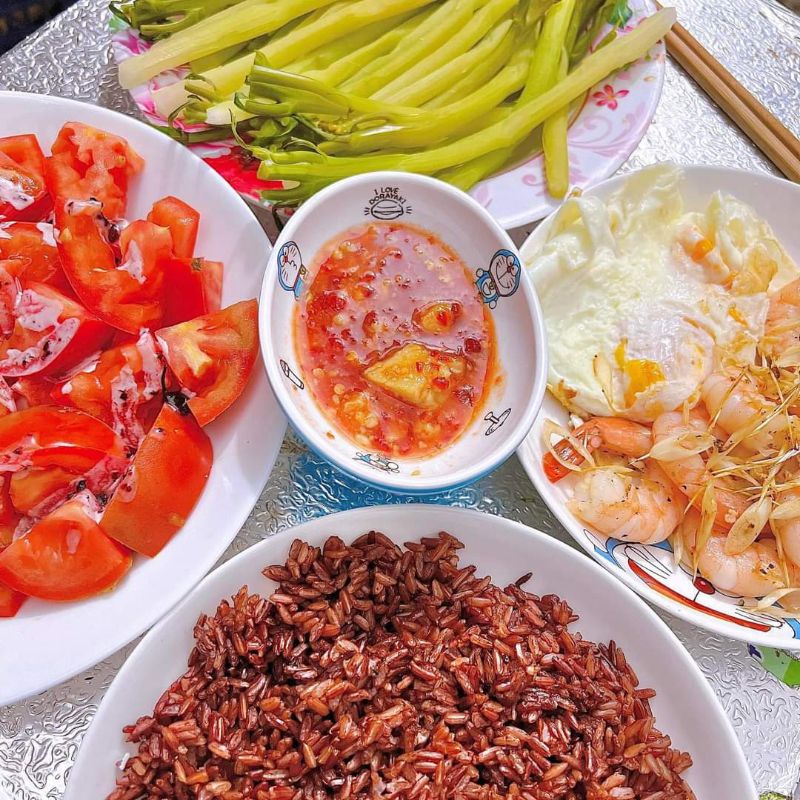 2kg gạo lứt dẻo huyết rồng thơm ngon
