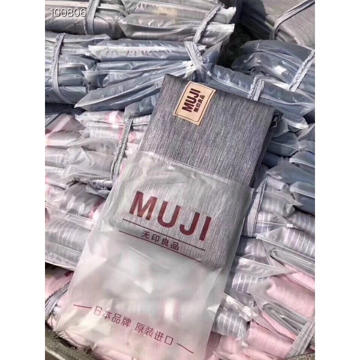 [Bán lỗ xin đánh giá] Set 4 món cotton Muji cao cấp - nhập Nhật