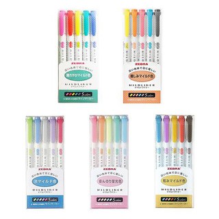 Set bút đánh dấu Zebra Mildliner