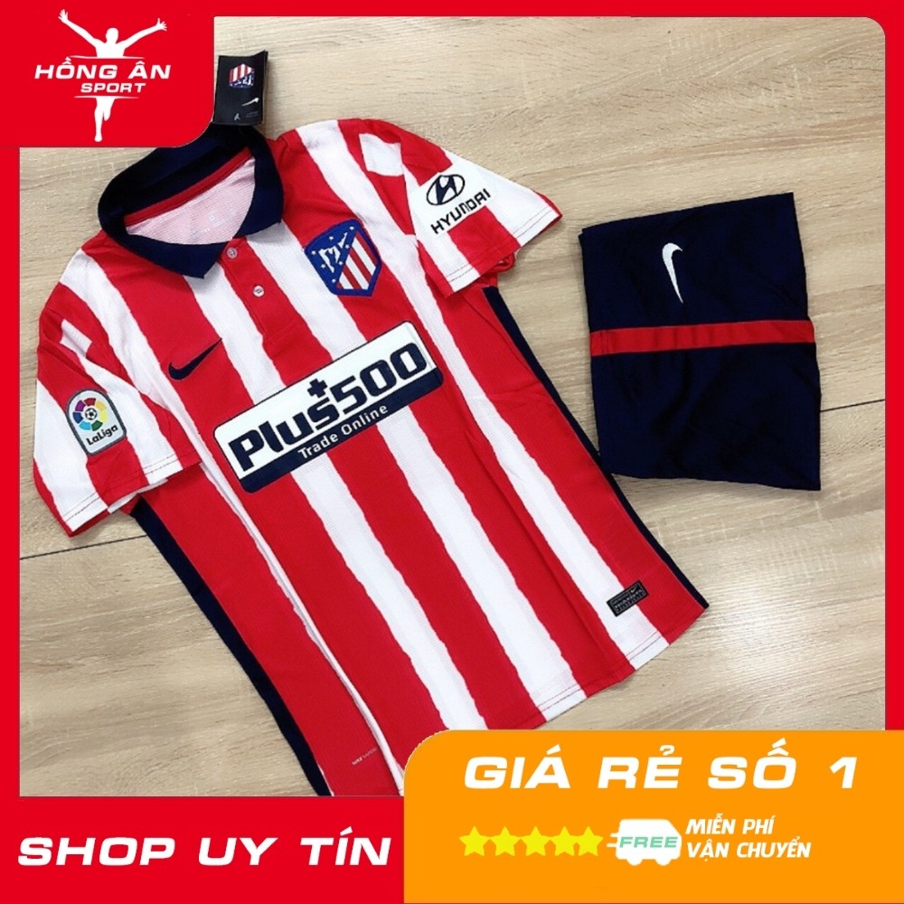 [CAO CẤP] Áo Bóng Đá Thể Thao Đá Banh CLB Atletico Madrid Đỏ Sân Nhà Chất Polyester Hàng Thailand - HỒNG ÂN SPORTS