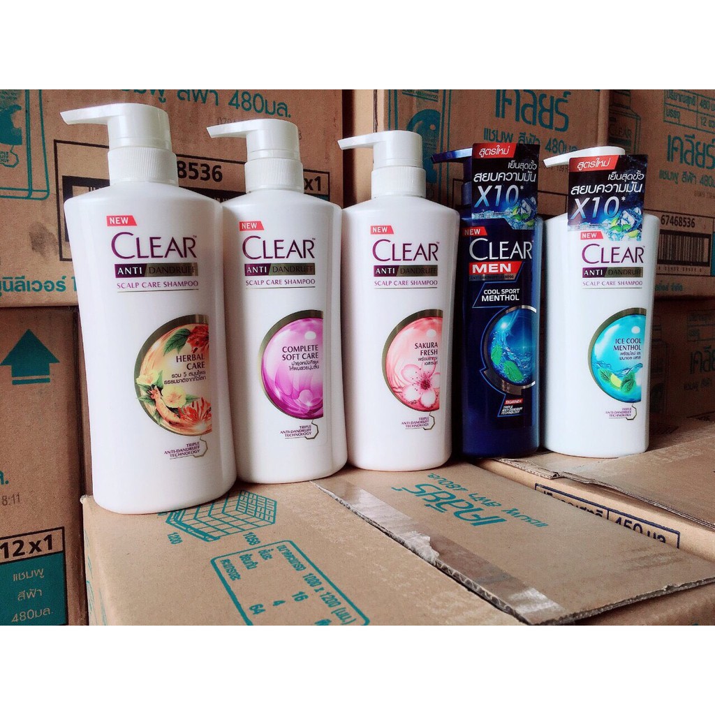Dầu gội đầu Clear các loại