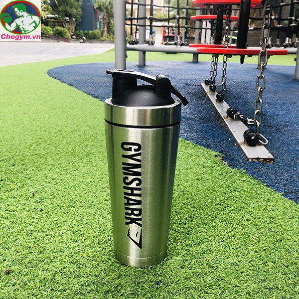 Bình Nước Tập GYM Shaker Inox Gymshark 2 Lớp Giữ Nhiệt