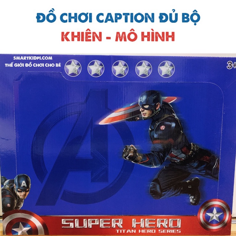 [GIÁ ƯU ĐÃI] Đồ chơi Khiên Đội trưởng Mỹ, Khiên Captain Marvel, Đồ chơi nhập vai Siêu nhân, Siêu Anh hùng hấp dẫn