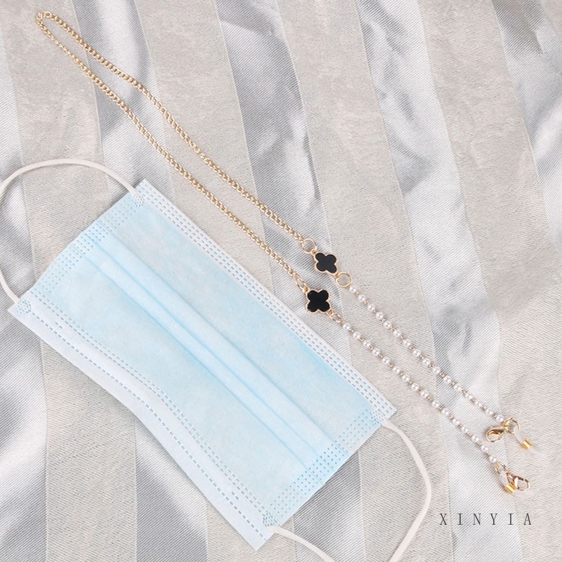 Dây Đeo Mắt Kính Chống Thất Lạc Hình Cỏ Bốn Lá Thời Trang Cho Nữ