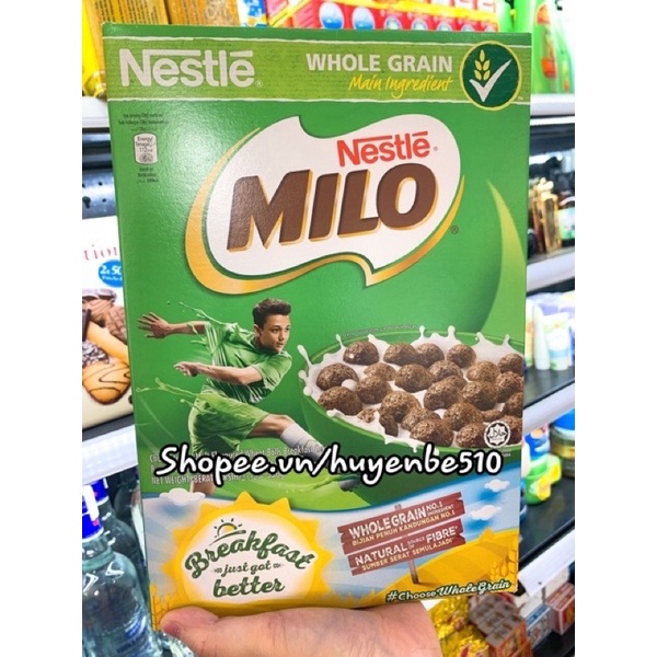 Bánh ăn sáng Nestle Milo Cereal