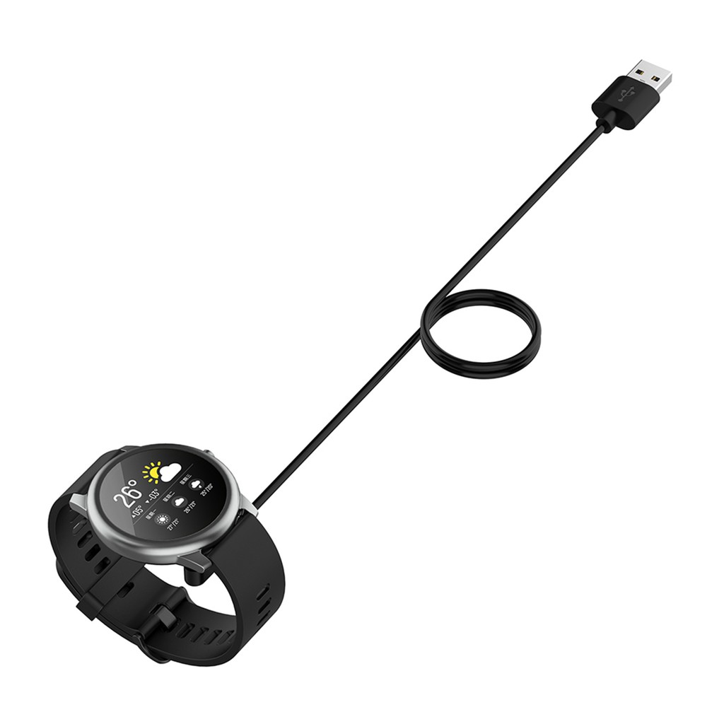 Dây Cáp Sạc Nhanh Đồng Hồ Thông Minh Bằng Nhựa Từ Tính Lâu Trôi 60 / 100cm Cho Xiaomi Haylou Solar LS05