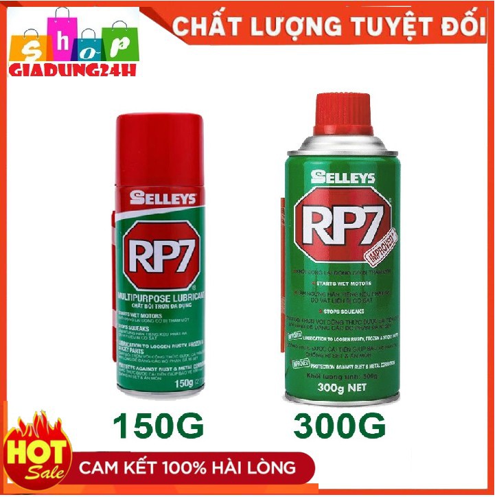 {FREESHIP}Xịt RP7 chống rỉ sét - Dầu chống rỉ sét và bôi trơn đa dụng RP7-Giadung24h