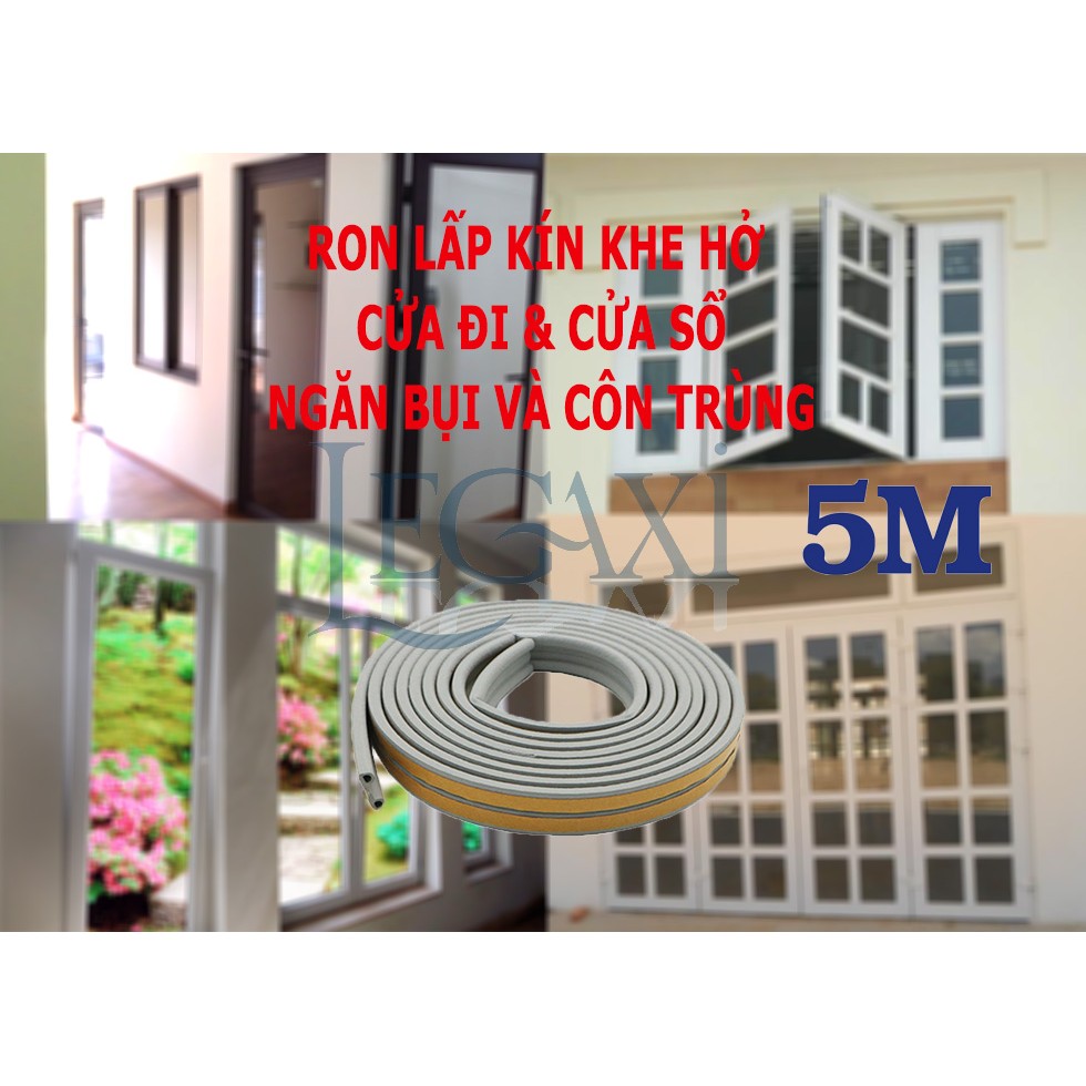 Ron Dán Lấp Kín Khe Hở Cửa Sổ Cửa Đi dày 6mm