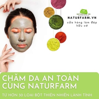 Bột đất sét xanh pháp 100GR - mặt nạ đất sét thiên nhiên hanmade