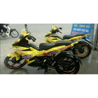 Tem trùm xe máy Exciter 150 nhiều mẫu