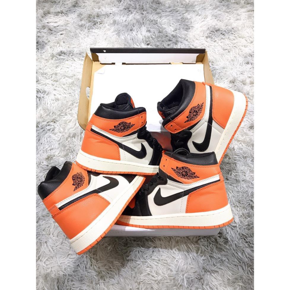 [𝐒𝐀𝐋𝐄 ĐẬ𝐌 𝟔.𝟔] Giày Sneaker Jordan 1 màu cam đen cao cổ nam nữ Full Box Freeship, Giày Jodan low Cao Cổ Cam hot hit 202 | BigBuy360 - bigbuy360.vn