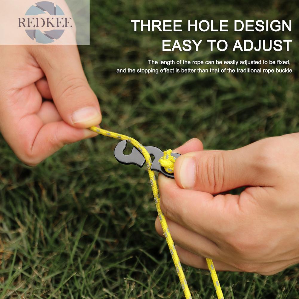 Set 10 Móc Khóa Dây Lều Chữ S Tiện Lợi