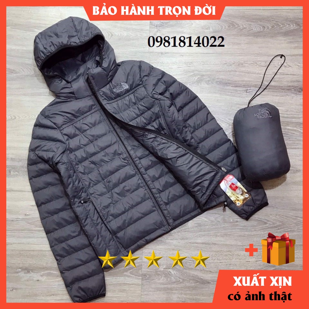 Áo khoác lông vũ nam siêu nhẹ The North Face BẢO HÀNH TRỌN ĐỜI