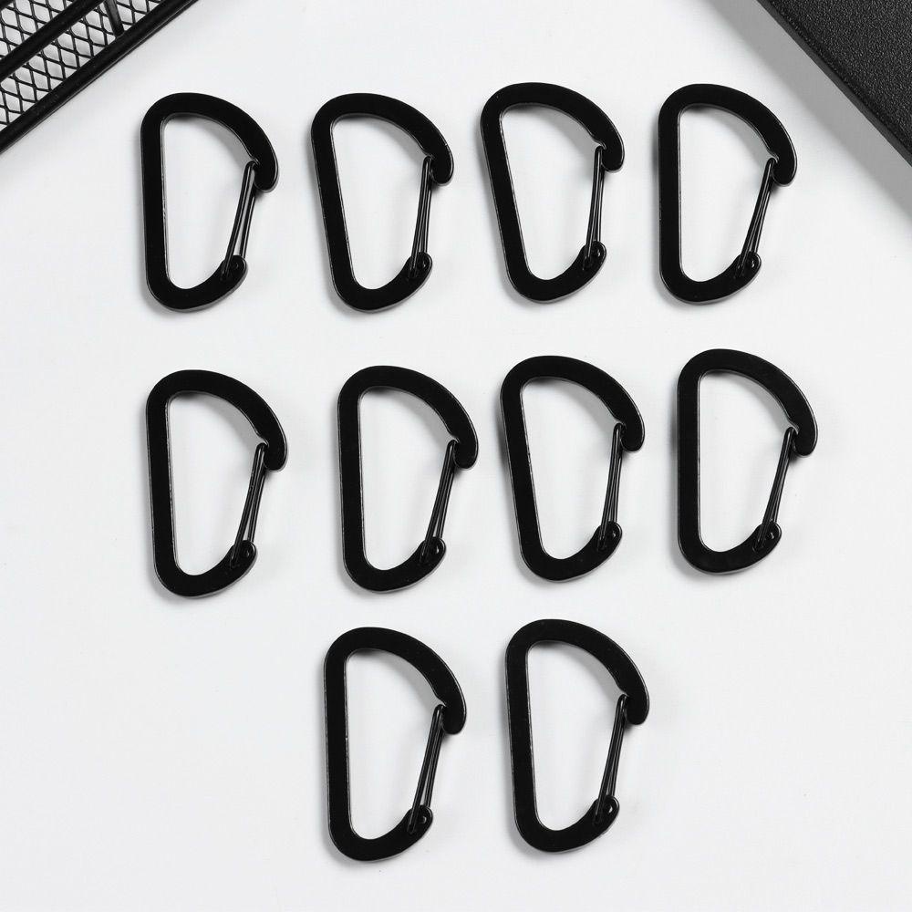 MUVAKO Set 1 / 4 / 8 Móc Khóa Chữ D Bằng Hợp Kim Nhôm Dùng Leo Núi / Cắm Trại