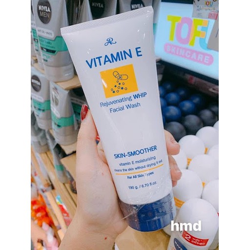 Sữa rửa mặt Aron vitamin E Thái Lan