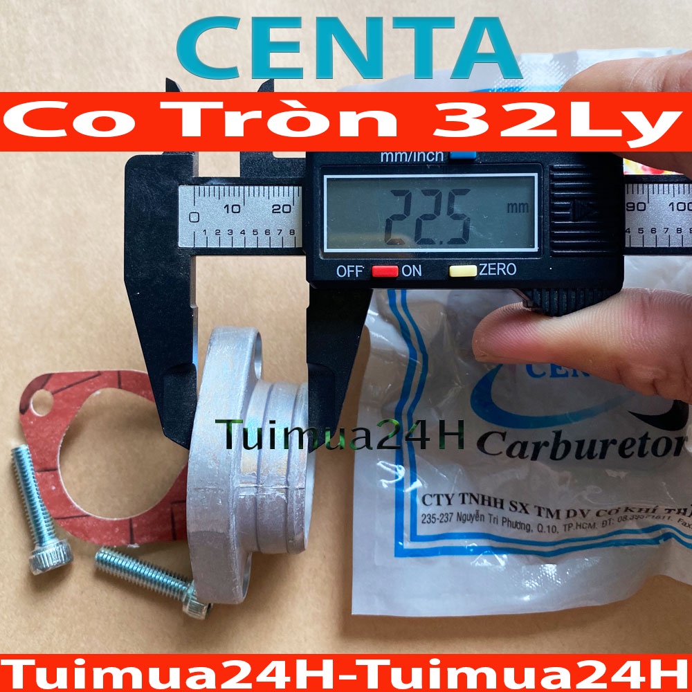 Co Xăng Nhôm Tròn 32L Dùng Cho Xe Độ Bình Bông Mai