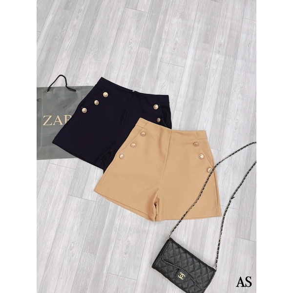 Quần Short ZR cúc đồng túi chéo