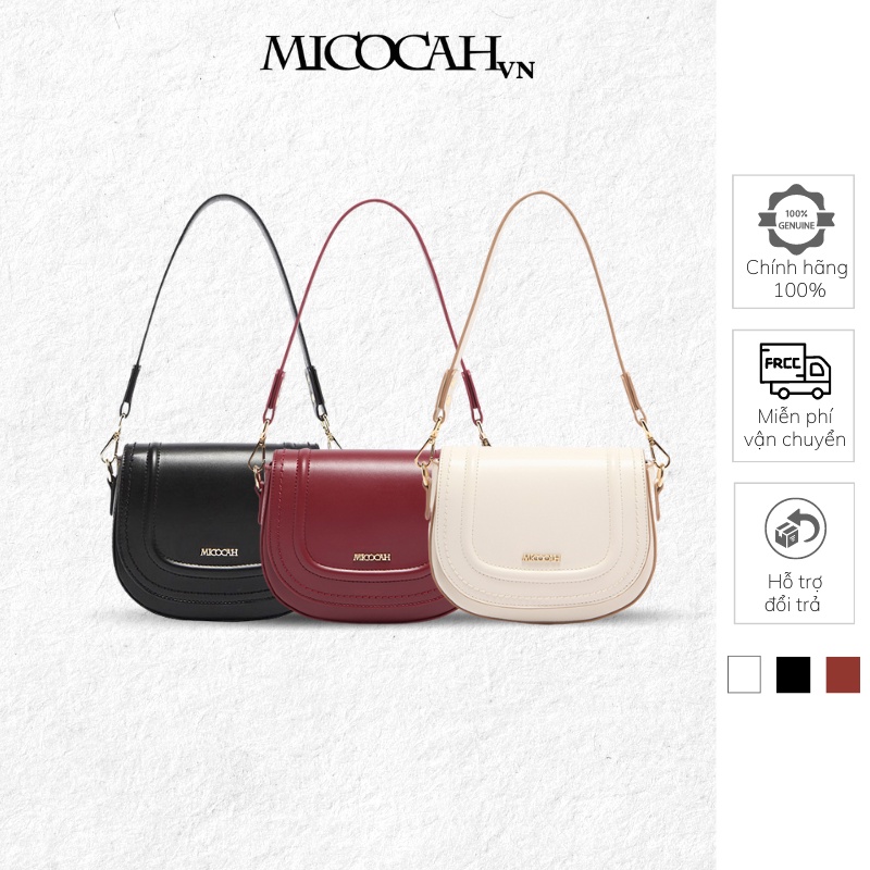 Túi xách Micocah công sở chính hãng đeo chéo nữ đẹp kẹp nách M388