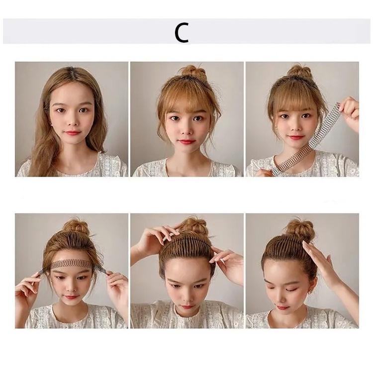Bờm kẹp xược cố định tóc con sau gáy, trước trán gọn gàng tiện lợi QiQiShop