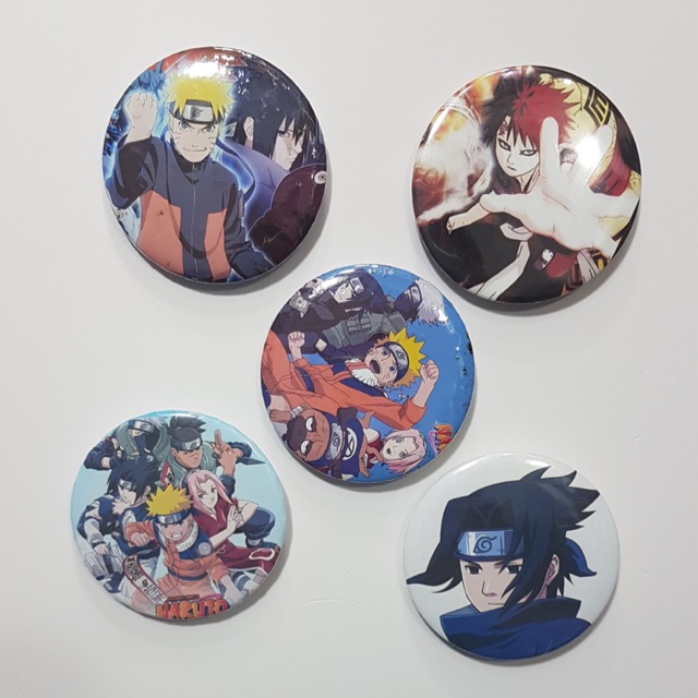 Combo 5 huy hiệu naruto