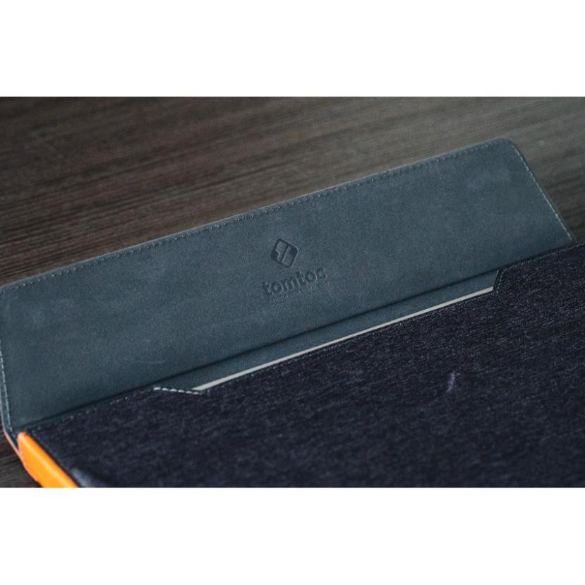 Túi Chống Sốc TOMTOC Premium Leather Cho Macbook Pro 13 New/ Macbook Air 13 2018 H15
