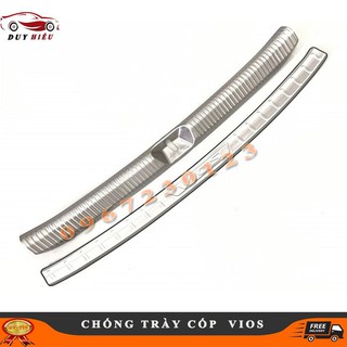 [SALE] Ốp chống trầy cốp trong INOX Toyota Vios 2019