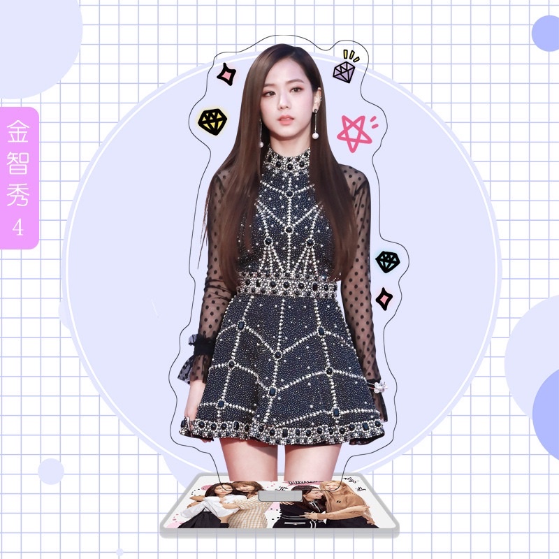 *Có-Sẵn* ẢNH STANDEE BLACKPINK JISOO TƯỢNG ACRYLIC