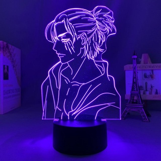 Đèn led anime eren yeager attack on titan hoạt hình, cảm ứng , điều khiển từ xa