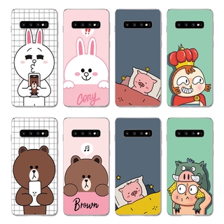Ốp điện thoại TPU silicon mềm họa tiết hoạt hình cho Samsung Galaxy S10 S9 Plus/S10E/S10 5G