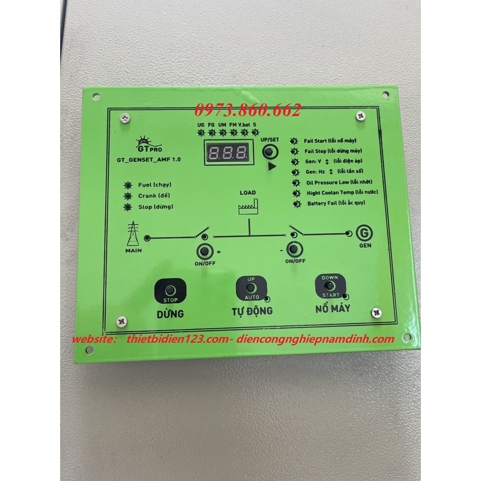 - BỘ ĐIỀU KHIỂN MÁY PHÁT ĐIỆN - BỘ ĐIỀU KHIỂN ATS 1 PHA AMF1.0