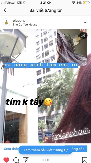 Thuốc nhuộm tóc màu TÍM +kèm oxy trợ dưỡng và găng tay | BigBuy360 - bigbuy360.vn