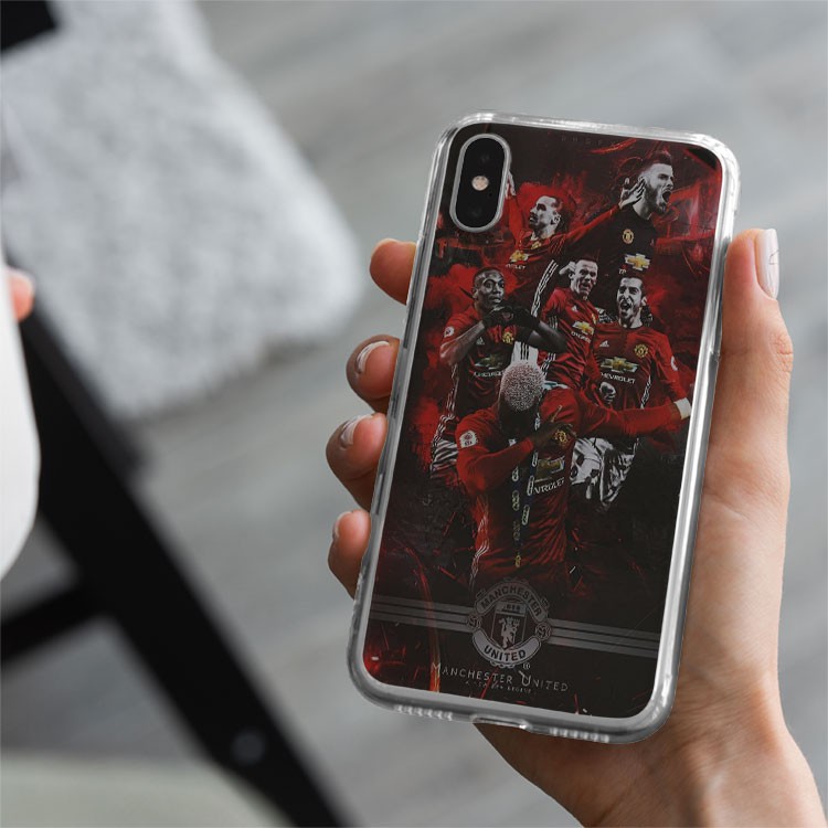 Ốp lưng Quỷ đỏ Manchester United huyền thoại cho Iphone 5 6 7 8 Plus 11 12 Pro Max X Xr FOO20210016