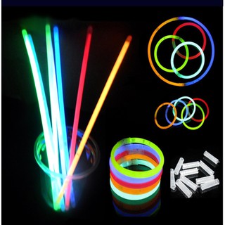Combo 200 que phát sáng light stick phát sáng, vòng tay phát sáng
