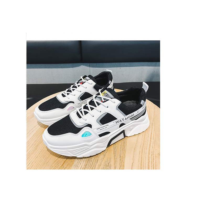 Giày thể thao sneaker nam WATAHH phản quang nổi bật kiểu dáng hiện đại | BigBuy360 - bigbuy360.vn