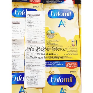 SỮA ENFAMIL CANADA SỐ 1,2 663GR
