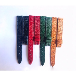 Dây đồng hồ da đà điểu thủ công size 12-14-15-16-18