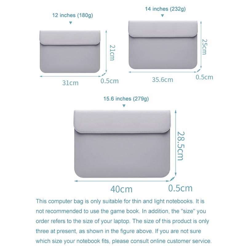 Túi Đựng Laptop Chống Thấm Nước Kích Thước 13 14 15.6Inch Dễ Thương Dành Cho Nữ