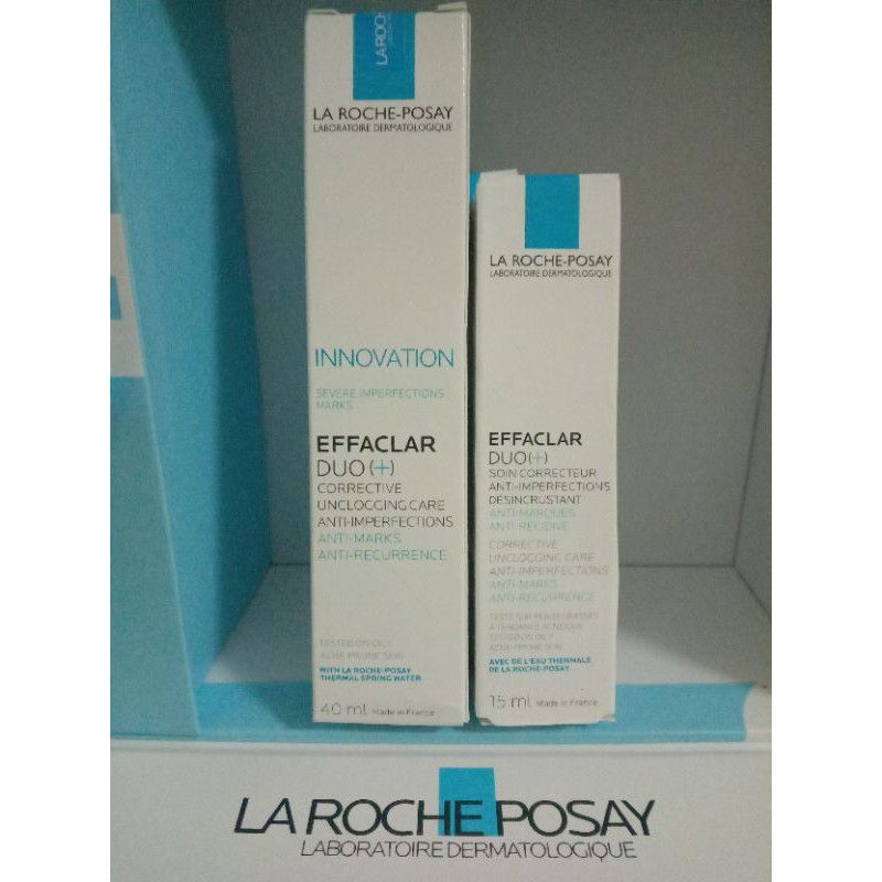 Kem dưỡng da thông thoáng lỗ chân lông ngăn ngừa thâm và mụn La Roche-Posay Effaclar Duo+ 15ml&40ml | BigBuy360 - bigbuy360.vn