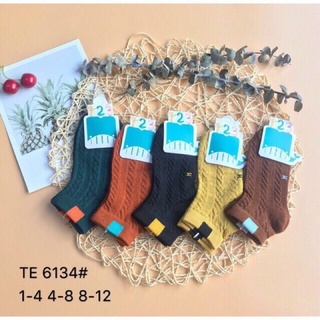 Sét 5 đôi tất len gân trẻ em siêu xinh