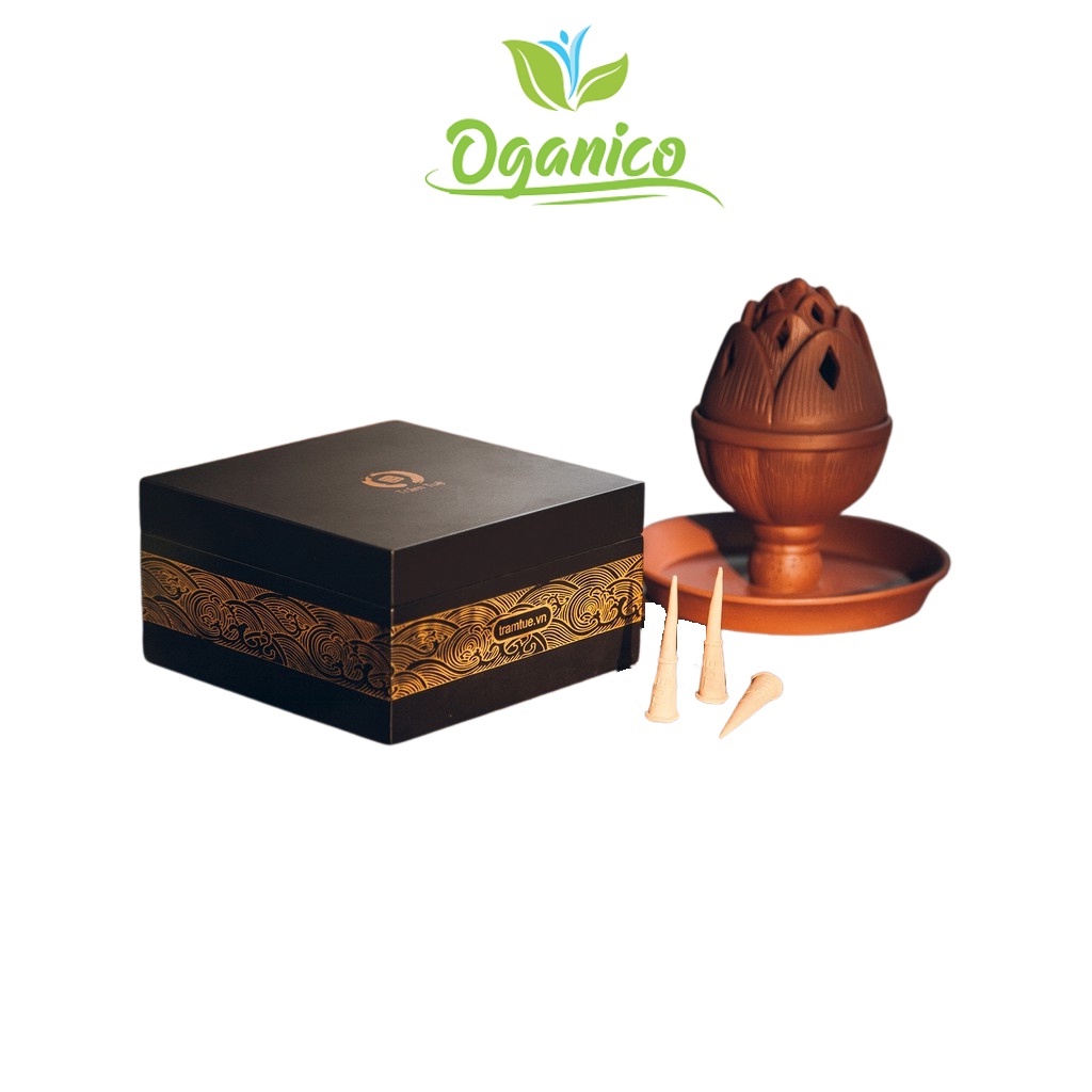 Nụ trầm hương thượng hạng 64 viên nguyên liệu trầm kiến tự nhiên sang trọng, hương thơm thanh ngọt và sâu lắng