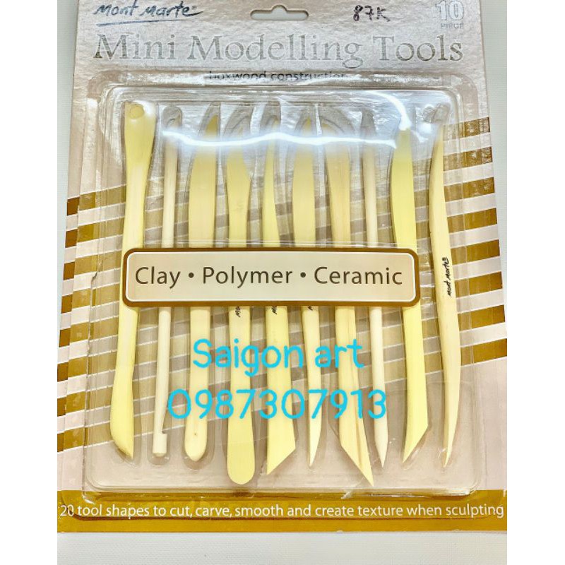 BỘ 10 Món ĐIÊU KHẮC ĐẤT SÉT MONT MARTE