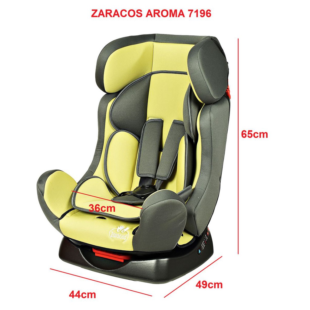 Ghế ngồi ô tô cho bé sơ sinh đến 6 tuổi - ZARACOS AROMA 7196