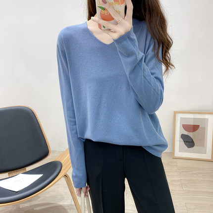 Áo Nữ Tay Dài Cổ Chữ V Thời Trang Quyến Rũ | BigBuy360 - bigbuy360.vn