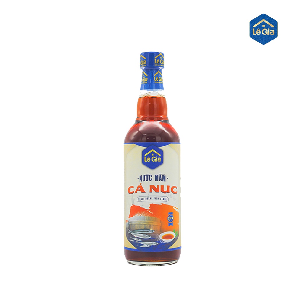 Nước Mắm Cá Nục Lê Gia chai thủy tinh 525ml