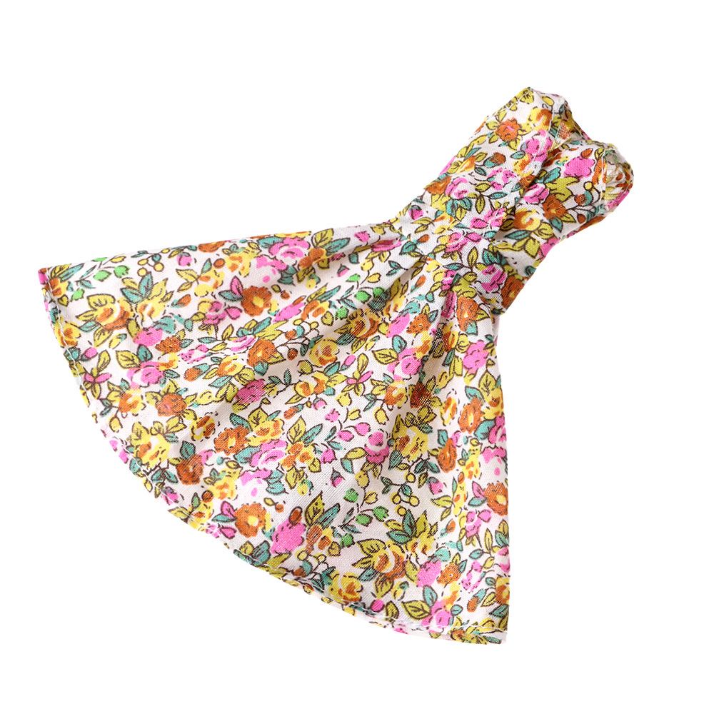 Đầm họa tiết hoa thời trang dành cho búp bê 30cm