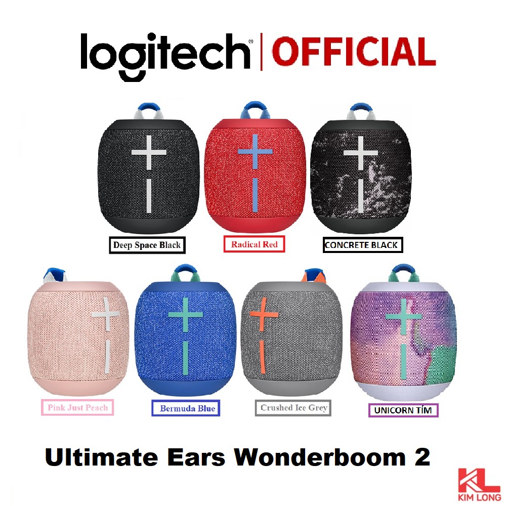 Loa bluetooth Logitech Ultimate Ears Wonderboom 2 - Bảo hành 2 năm chính hãng Digiworld