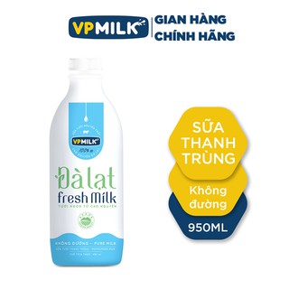Sữa Chua Uống VPMilk Đà Lạt không đường 950ml