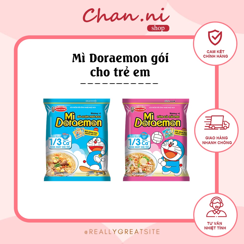 Mì Doraemon gói 62g
