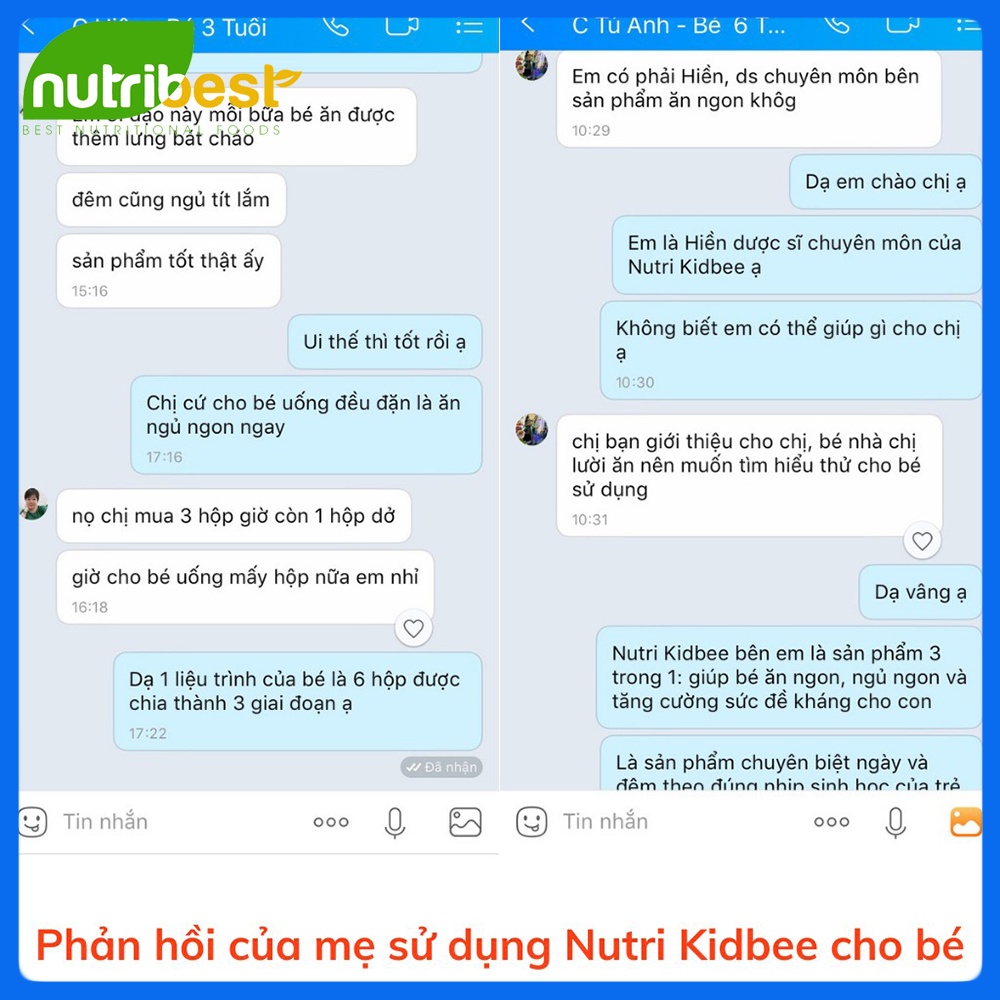 Cốm Ăn Ngon Nutri Kidbee - Dứt điểm tình trạng trẻ biếng ăn, chậm tăng cân - bé ăn ngủ ngon đề kháng khỏe