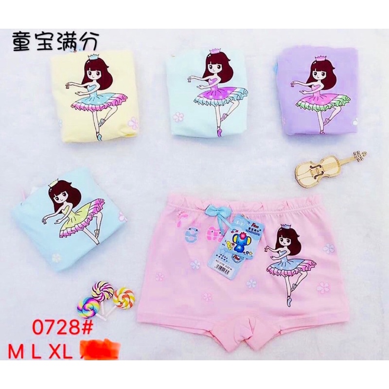 Combo 05 quần chip đùi bé gái (M.L.XL)